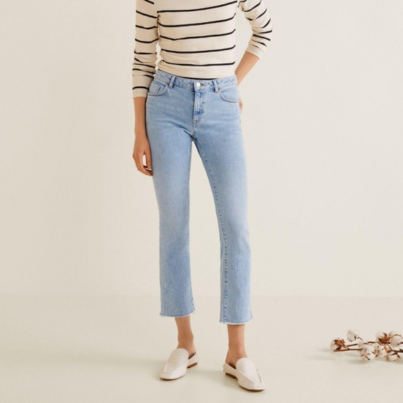 Mango Denim Jandri Cropped Jeans - Picture 2 of 7